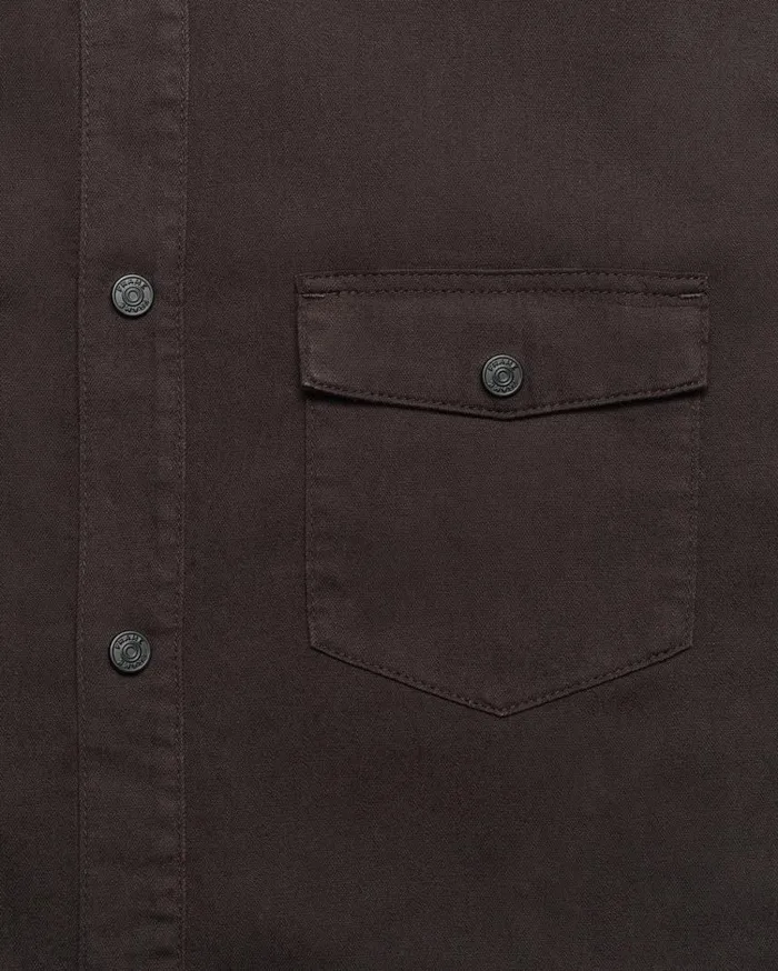 Men Jackets and Shirts FRAME Fashion Denim Shirt 8212 Marron