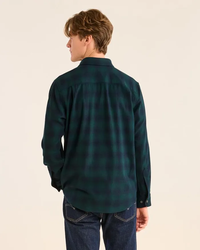 Men LIMITED EDITION PLAID MERINO LODGE SHIRT Blackivory Tartan Pendleton Shirts