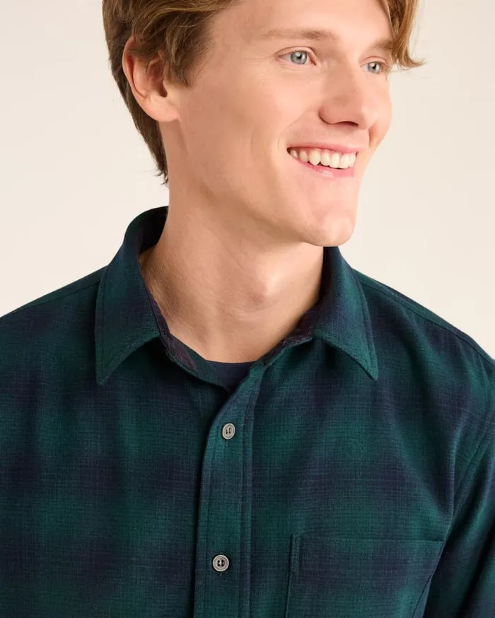 Men LIMITED EDITION PLAID MERINO LODGE SHIRT Blackivory Tartan Pendleton Shirts
