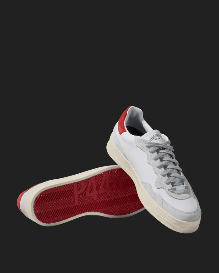 Men Low Tops P448 Bali Recycled WhiteRed