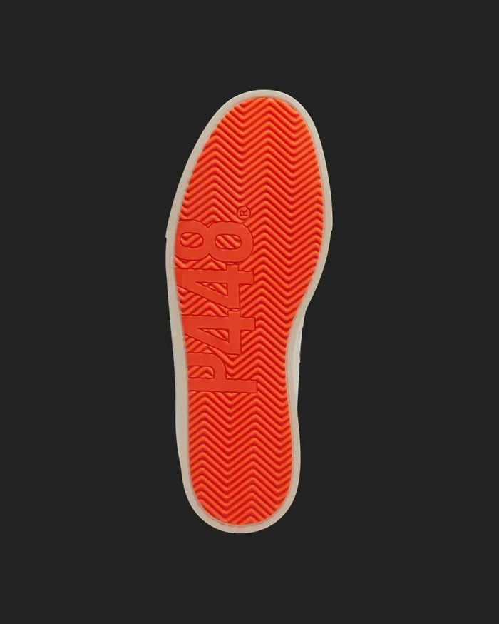 Men Low Tops P448 Jack WhiteNeon Orange Men Low Tops P448 Jack WhiteNeon Orange