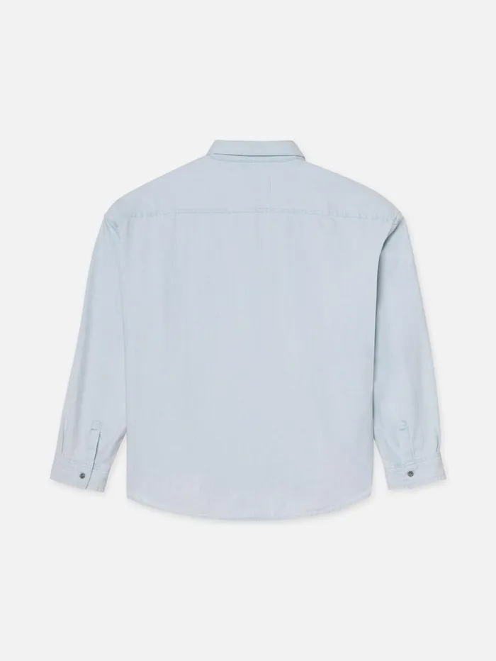 Men New Denim FRAME Relaxed Denim Shirt 8212 Southern Ocean Men New Denim FRAME Relaxed Denim Shirt 8212 Southern Ocean