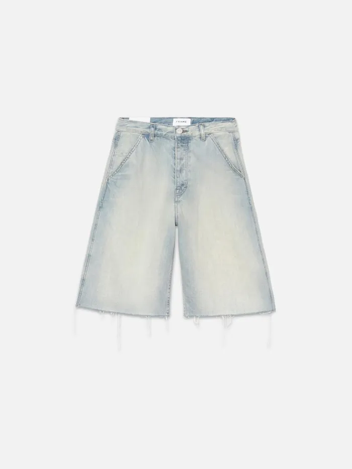 Men New Denim FRAME Skater Short 8212 Alvin
