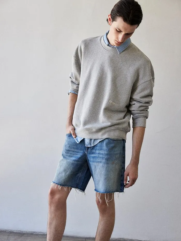 Men New Denim FRAME Vintage Denim Short 8212 Raywood Men New Denim FRAME Vintage Denim Short 8212 Raywood