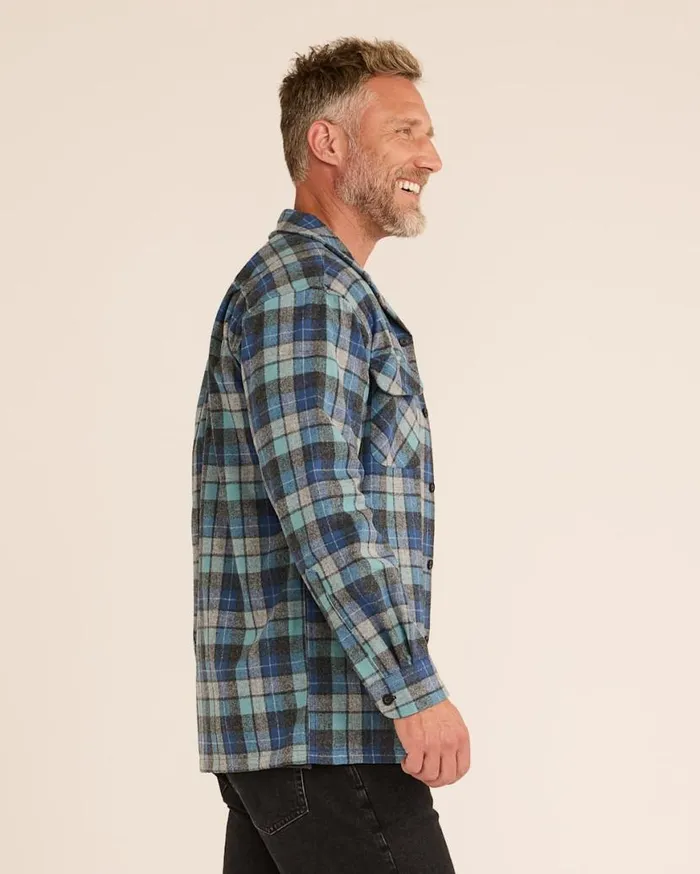 Men PLAID BOARD SHIRT Black Watch Tartan Pendleton Shirts