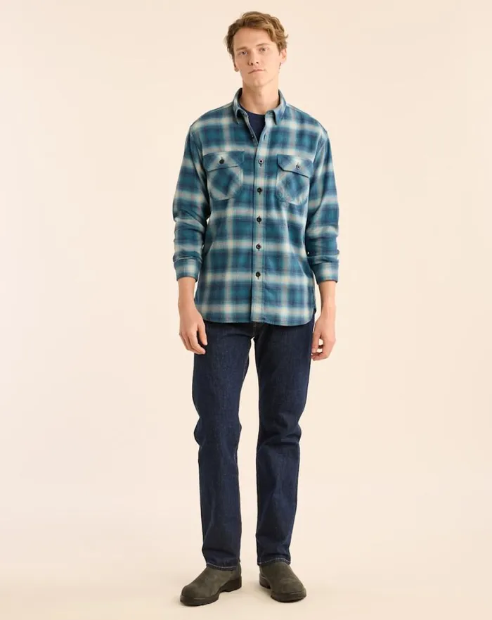 Men PLAID BURNSIDE DOUBLEBRUSHED FLANNEL SHIRT Navygreyochre Plaid Pendleton Shirts Men PLAID BURNSIDE DOUBLEBRUSHED FLANNEL SHIRT Navygreyochre Plaid Pendleton Shirts