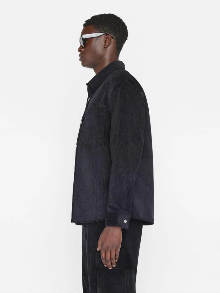Men Shirts FRAME Wide Wale Corduroy Overshirt 8212 Noir Men Shirts FRAME Wide Wale Corduroy Overshirt 8212 Noir