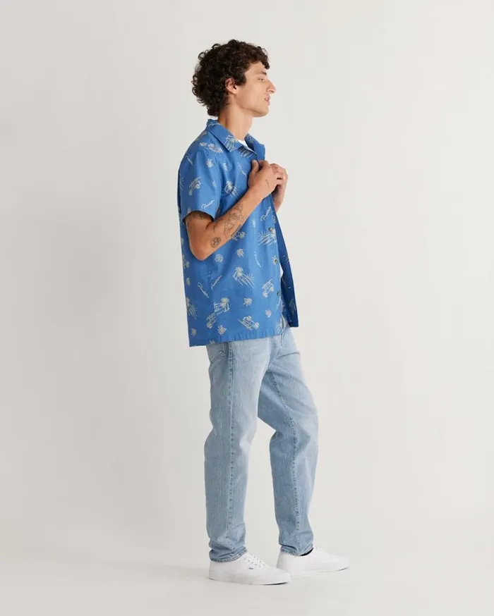 Men SHORTSLEEVE ALOHA SHIRT Olive Dune Rider Pendleton Shirts