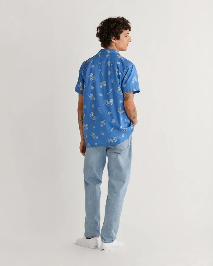 Men SHORTSLEEVE ALOHA SHIRT Olive Dune Rider Pendleton Shirts