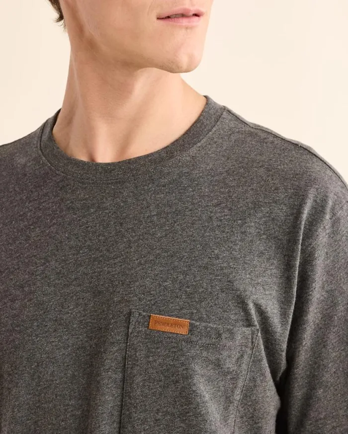Men SHORTSLEEVE DESCHUTES POCKET TEE Set Sail Blue Pendleton Tees and Sweatshirts