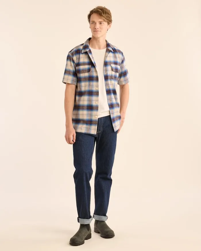 Men SHORTSLEEVE PLAID COTTON BOARD SHIRT Bluenavy Multi Plaid Pendleton Shirts Men SHORTSLEEVE PLAID COTTON BOARD SHIRT Bluenavy Multi Plaid Pendleton Shirts