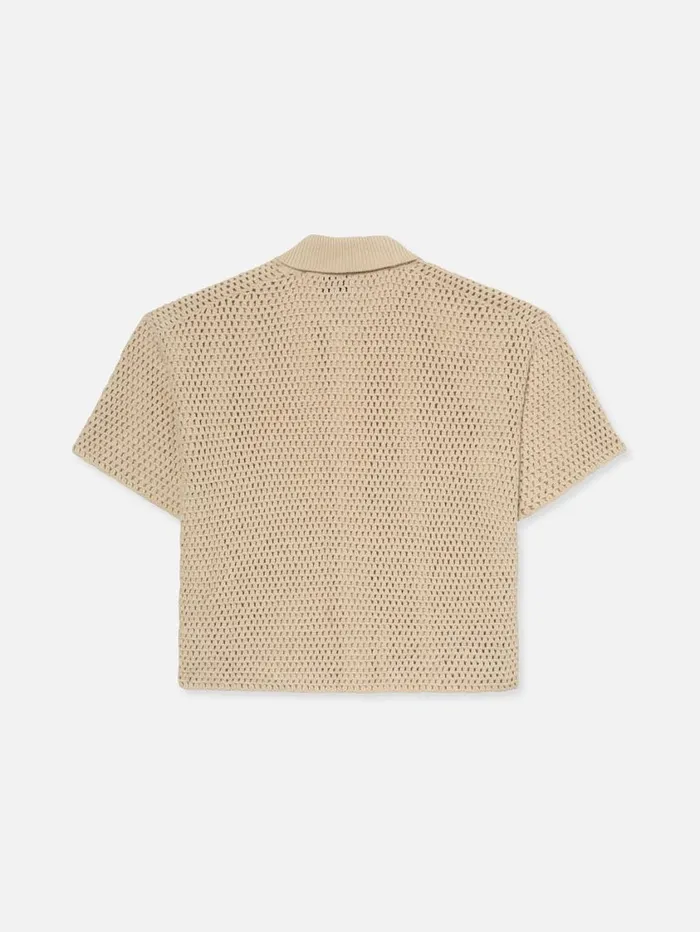 Men Sweaters and Hoodies FRAME Open Weave Cardigan 8212 Ecru Men Sweaters and Hoodies FRAME Open Weave Cardigan 8212 Ecru