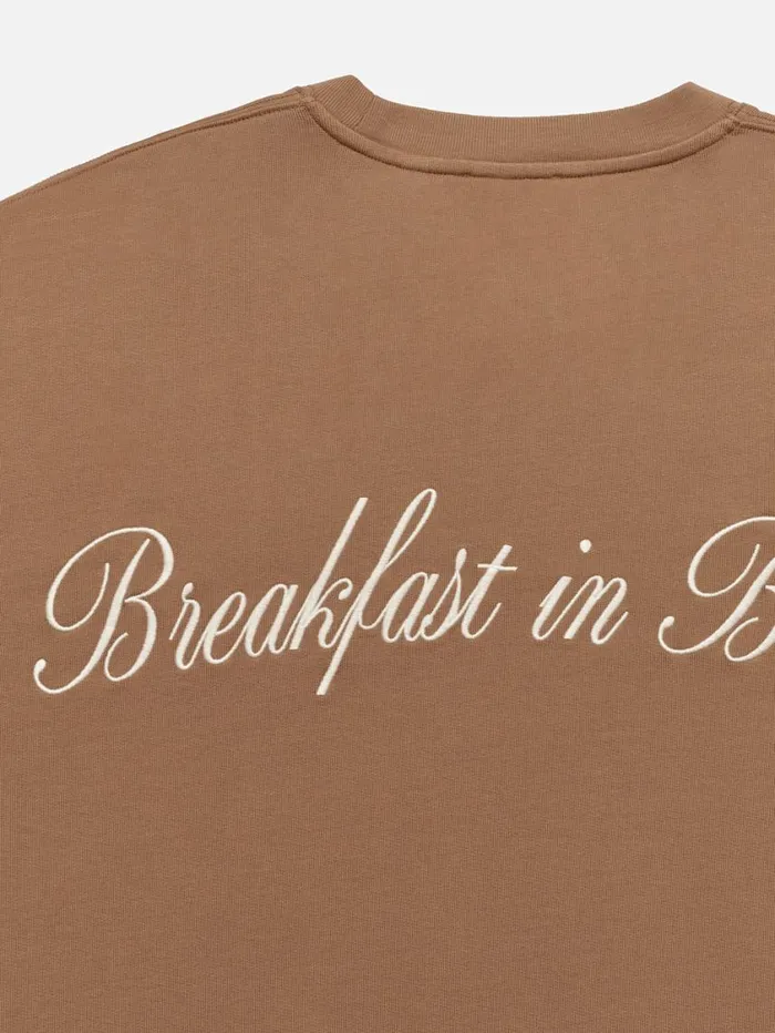 Men Sweaters and Hoodies FRAME Ritz Unisex Breakfast In Bed Crewneck 8212 Camel Men Sweaters and Hoodies FRAME Ritz Unisex Breakfast In Bed Crewneck 8212 Camel