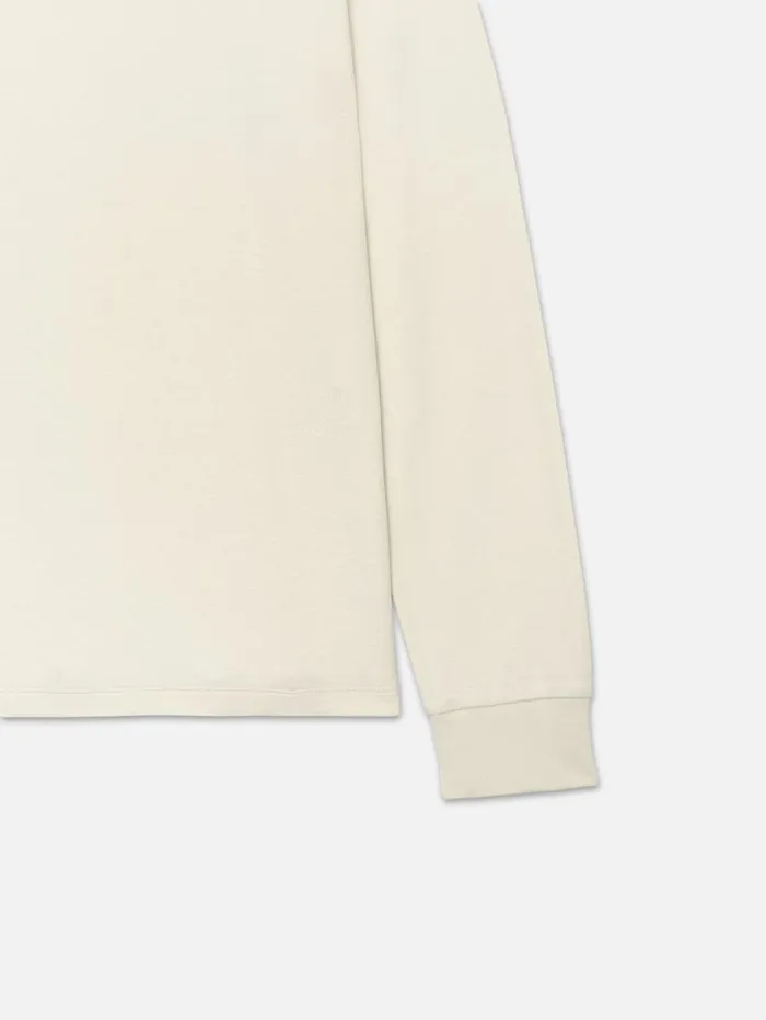 Men Tees FRAME Duo Fold Crew 8212 White Canvas Men Tees FRAME Duo Fold Crew 8212 White Canvas