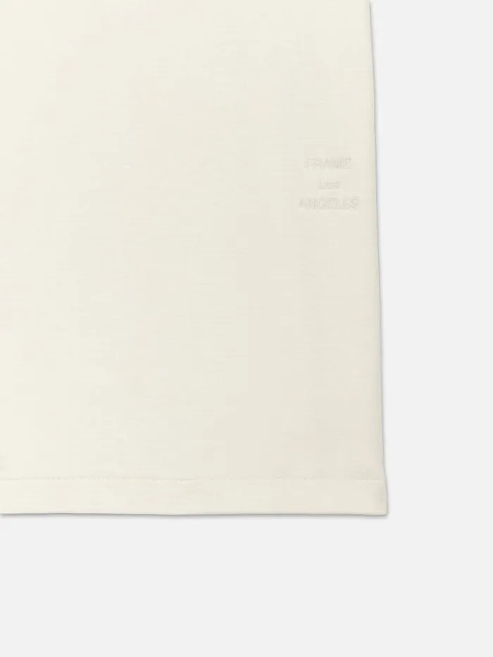 Men Tees FRAME Duo Fold Tee 8212 White Sand Men Tees FRAME Duo Fold Tee 8212 White Sand