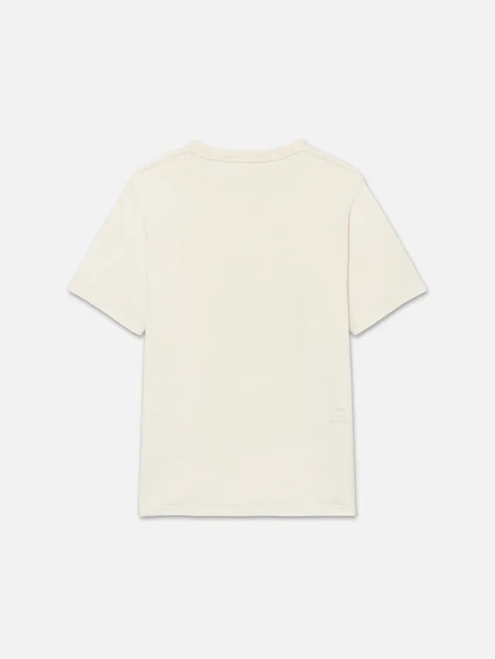 Men Tees FRAME Duo Fold Tee 8212 White Sand Men Tees FRAME Duo Fold Tee 8212 White Sand