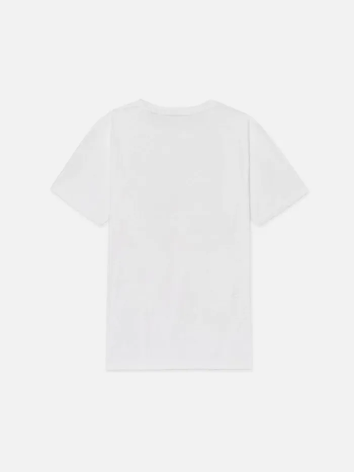 Men Tees FRAME FRAME LA Logo Tee 8212 White Men Tees FRAME FRAME LA Logo Tee 8212 White