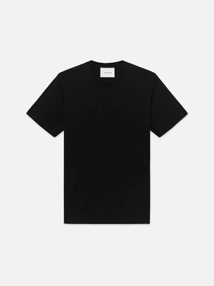 Men Tees FRAME FRAME Logo Tee 8212 Noir