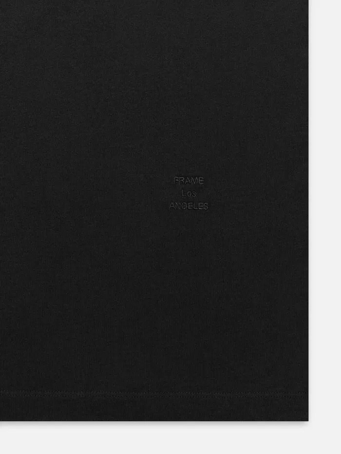 Men Tees FRAME FRAME Logo Tee 8212 Noir Men Tees FRAME FRAME Logo Tee 8212 Noir