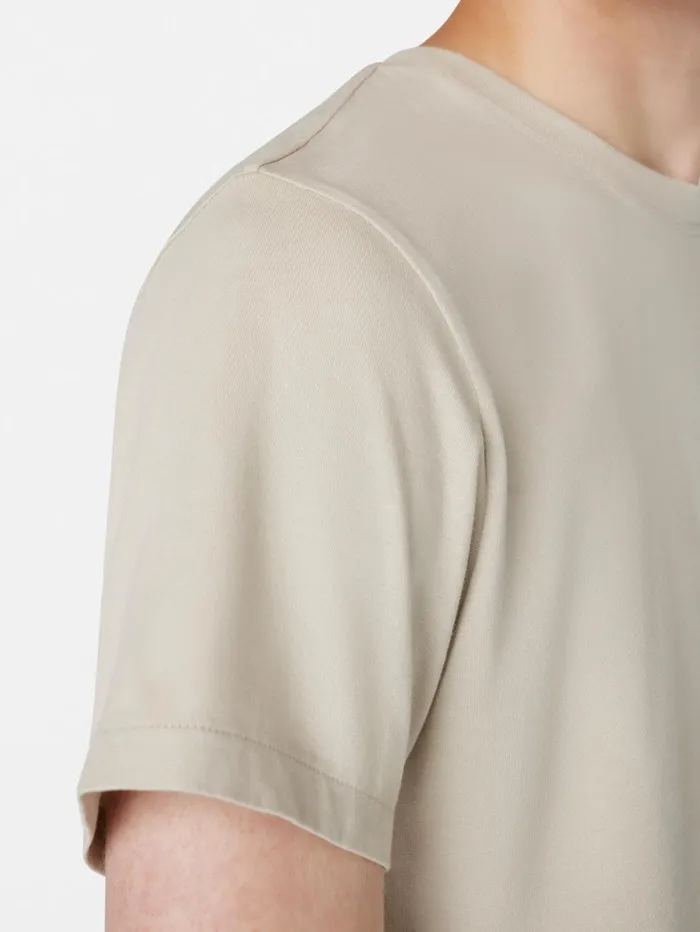 Men Tees FRAME FRAME Logo Tee 8212 Oatmeal Men Tees FRAME FRAME Logo Tee 8212 Oatmeal