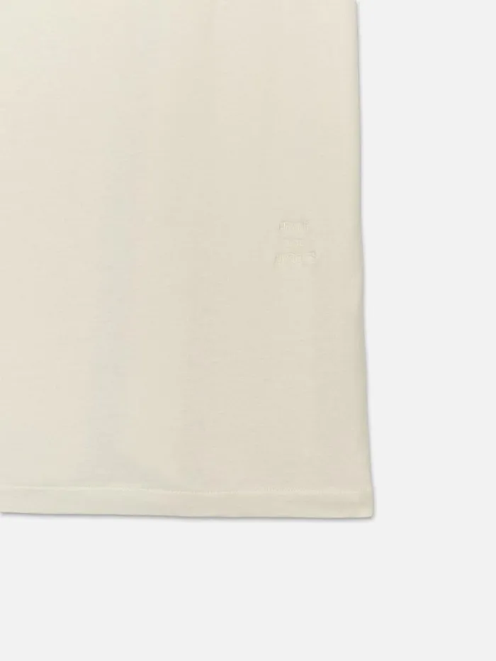 Men Tees FRAME FRAME Logo Tee 8212 White Canvas Men Tees FRAME FRAME Logo Tee 8212 White Canvas