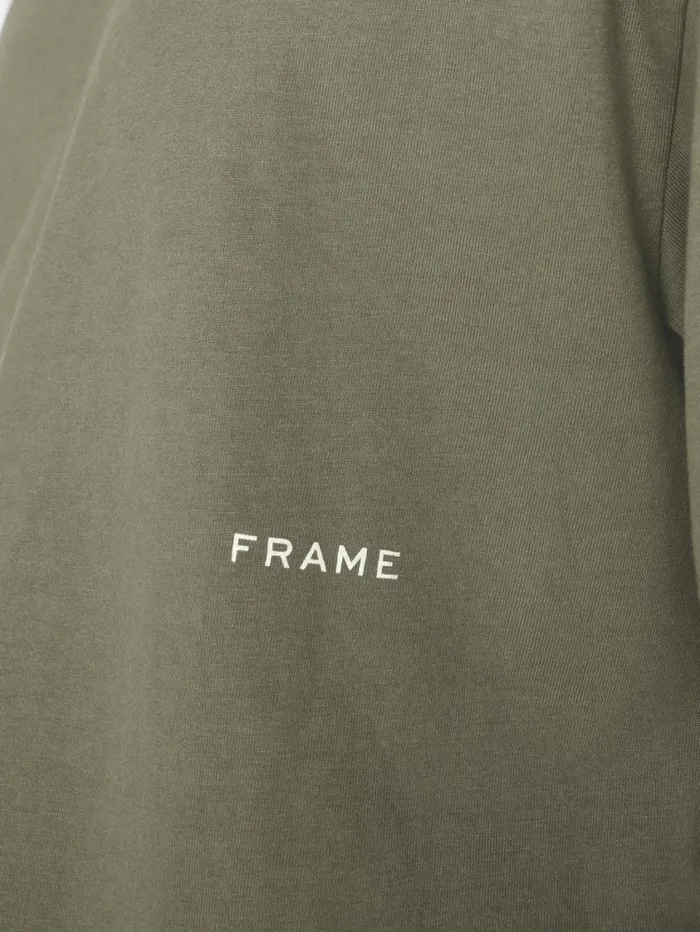Men Tees FRAME Relaxed Vintage Washed Tee 8212 Washed Khaki Green Men Tees FRAME Relaxed Vintage Washed Tee 8212 Washed Khaki Green