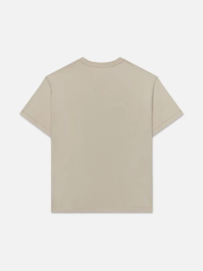 Men Tees FRAME Vintage Print Tee 8212 Washed Cream Men Tees FRAME Vintage Print Tee 8212 Washed Cream