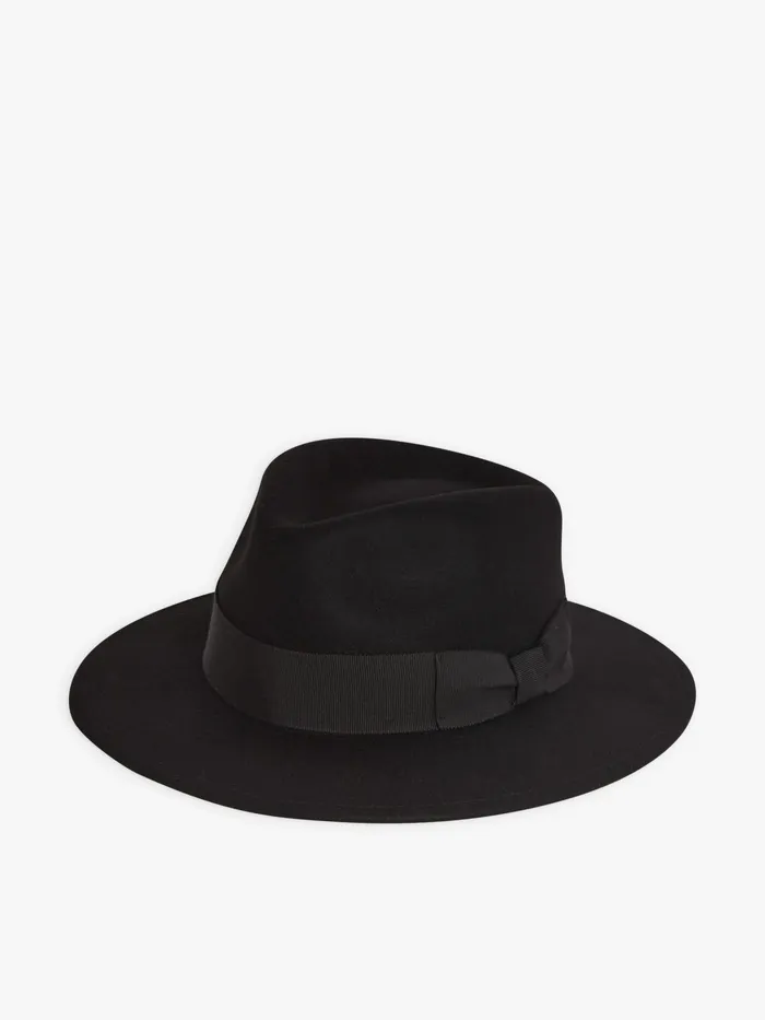 MenWomen Agns B Caps and Hats Black Wool Saliou Hat