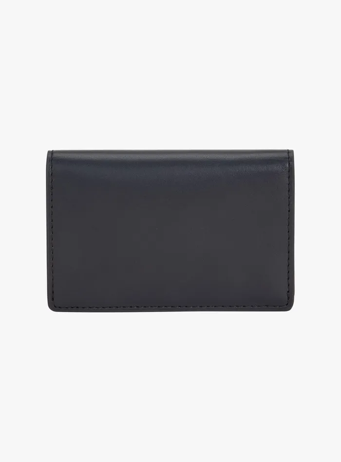MenWomen Agns B Small Leather Goods Black And Blue Leather Cardholder