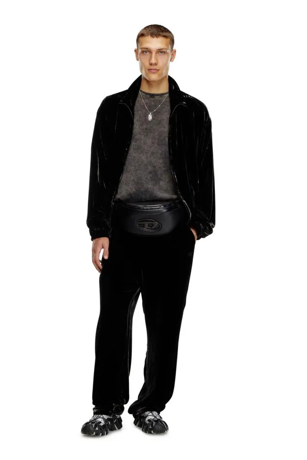 MenWomen Diesel Belt Bags HOLID BELT BAG M Black MenWomen Diesel Belt Bags HOLID BELT BAG M Black
