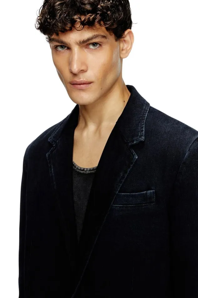 MenWomen Diesel Jackets DREGERD Dark Blue