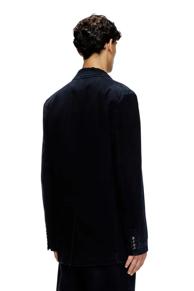 MenWomen Diesel Jackets DREGERD Dark Blue