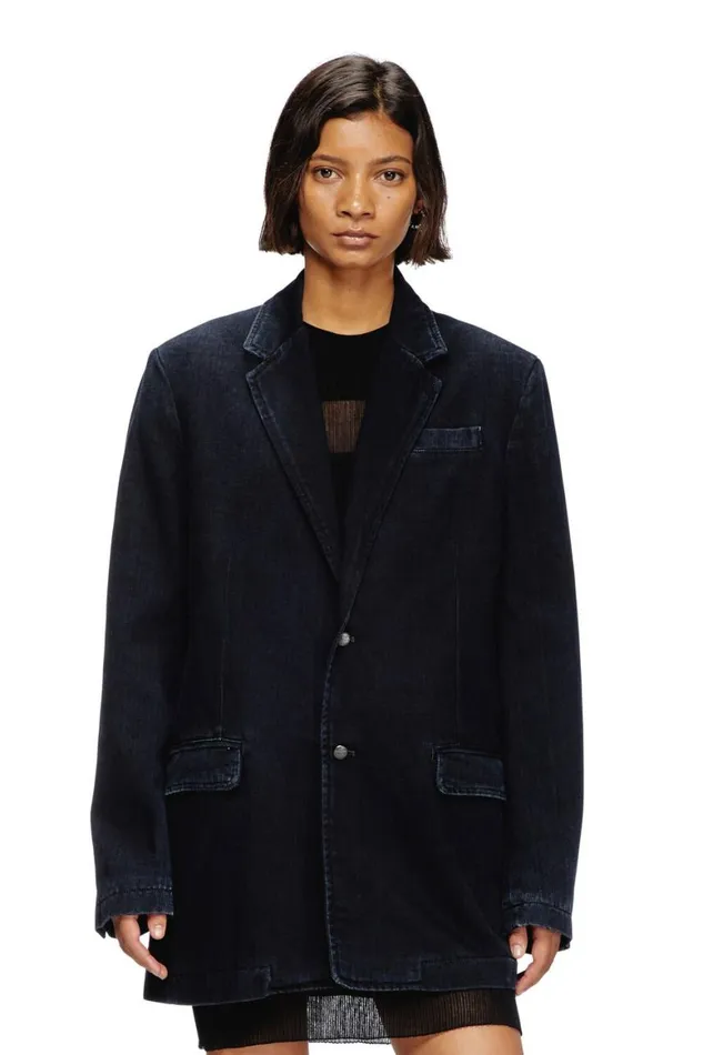 MenWomen Diesel Jackets DREGERD Dark Blue