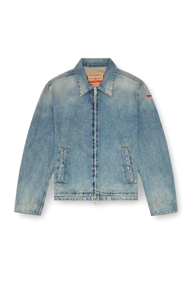 MenWomen Diesel Jackets DROHE Light Blue