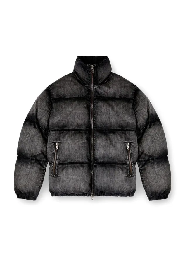 MenWomen Diesel Jackets WMONSA Black