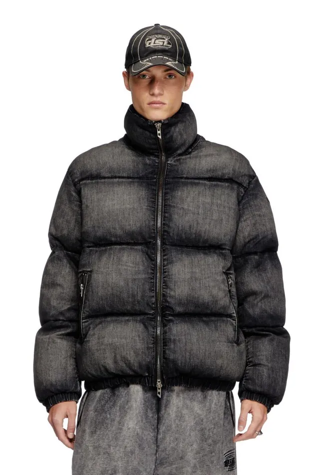 MenWomen Diesel Jackets WMONSA Black