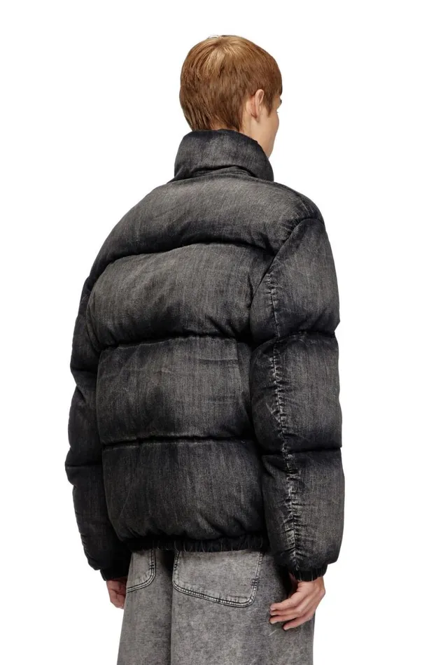 MenWomen Diesel Jackets WMONSA Black