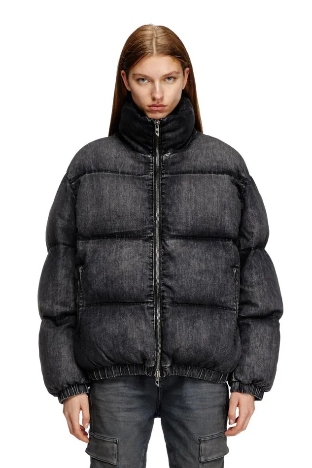 MenWomen Diesel Jackets WMONSA Black