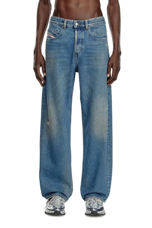 MenWomen Diesel Jeans Relaxed Jeans 2001 DMacro 09J79 Medium Blue MenWomen Diesel Jeans Relaxed Jeans 2001 DMacro 09J79 Medium Blue
