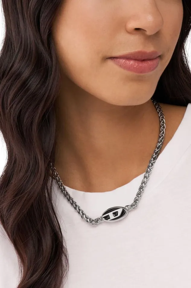 MenWomen Diesel Jewelry DX1470 Silverblack MenWomen Diesel Jewelry DX1470 Silverblack