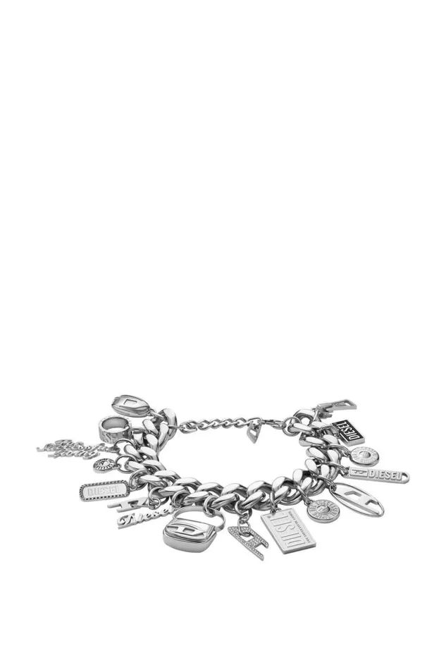 MenWomen Diesel Jewelry DX1523 JEWEL Silver