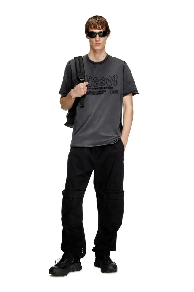 MenWomen Diesel Pants and Shorts PBEECK Black