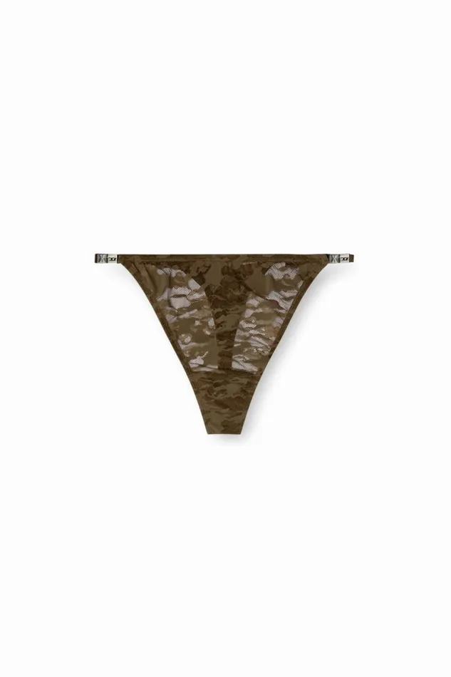 MenWomen Diesel Savage X Fenty CCAMOLACESTRINGTHONG Brown MenWomen Diesel Savage X Fenty CCAMOLACESTRINGTHONG Brown