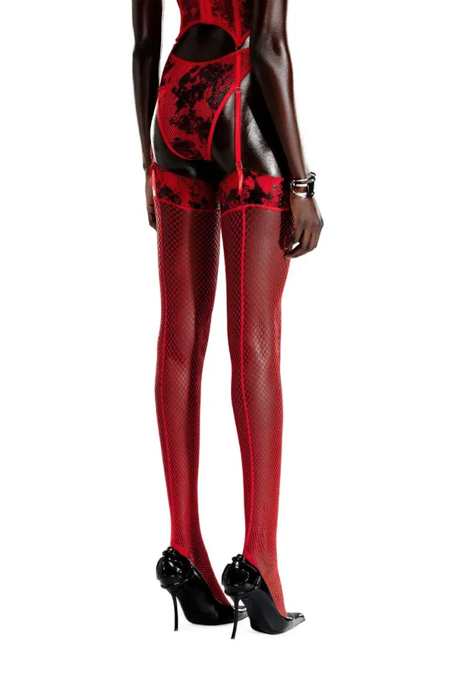 MenWomen Diesel Savage X Fenty THIGHHIGHSTOCKINGS Redblack MenWomen Diesel Savage X Fenty THIGHHIGHSTOCKINGS Redblack