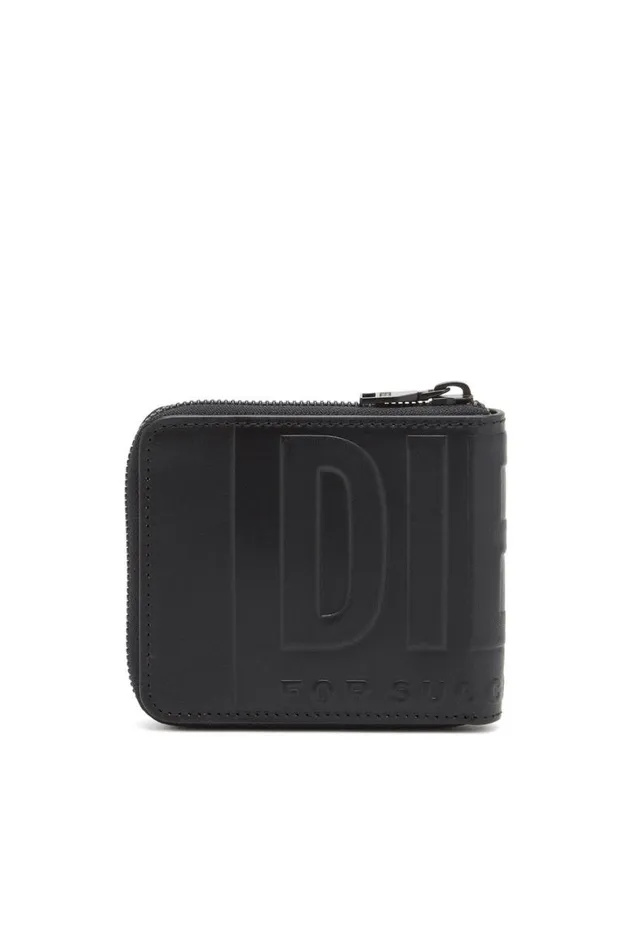 MenWomen Diesel Wallets DSL 3D BIFOLD COIN ZIP XS Black MenWomen Diesel Wallets DSL 3D BIFOLD COIN ZIP XS Black