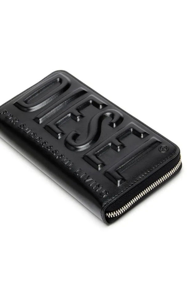 MenWomen Diesel Wallets DSL 3D CONTINENTAL ZIP L Black MenWomen Diesel Wallets DSL 3D CONTINENTAL ZIP L Black