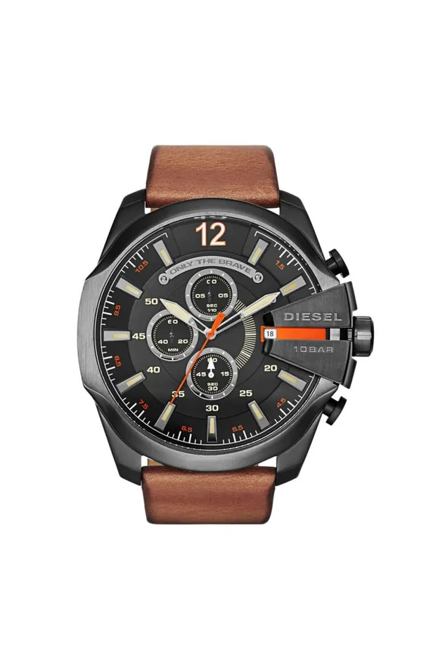 MenWomen Diesel Watches DZ4343 MEGA CHIEF Brown