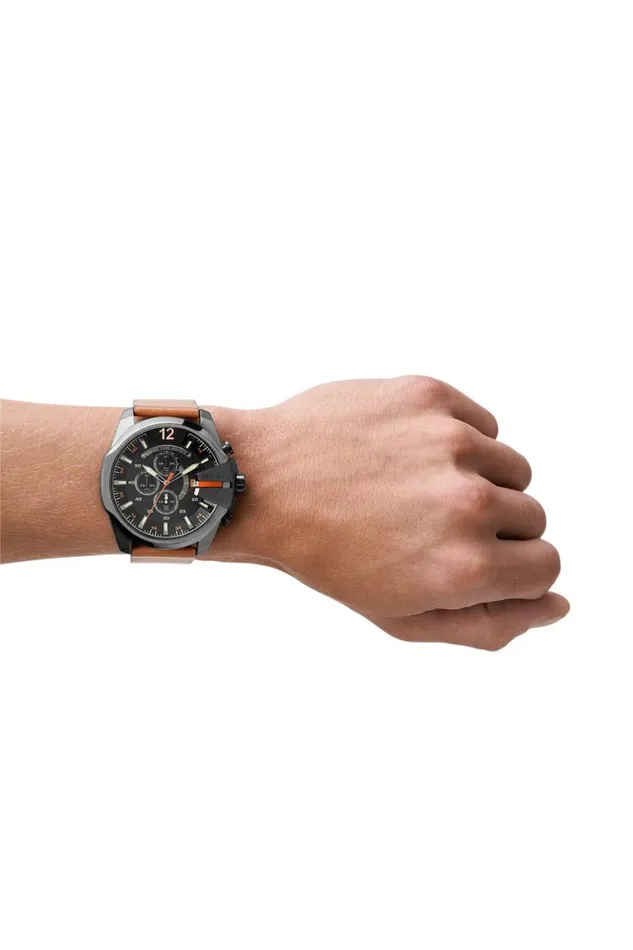 MenWomen Diesel Watches DZ4343 MEGA CHIEF Brown
