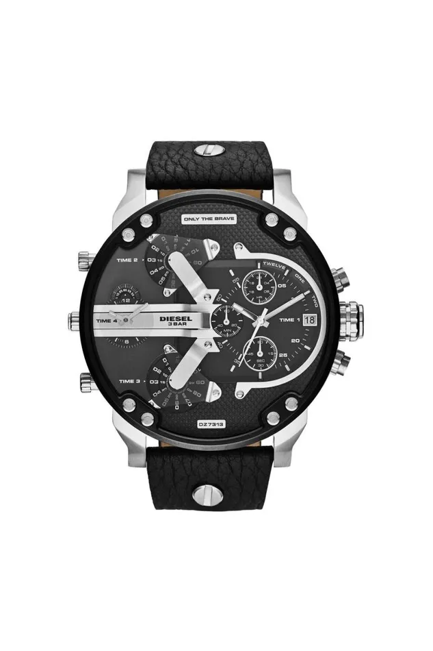 MenWomen Diesel Watches DZ7313 MR DADDY 20 Black