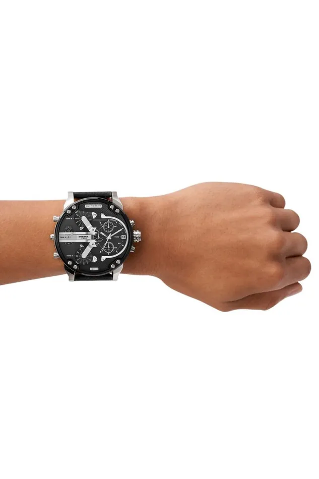MenWomen Diesel Watches DZ7313 MR DADDY 20 Black